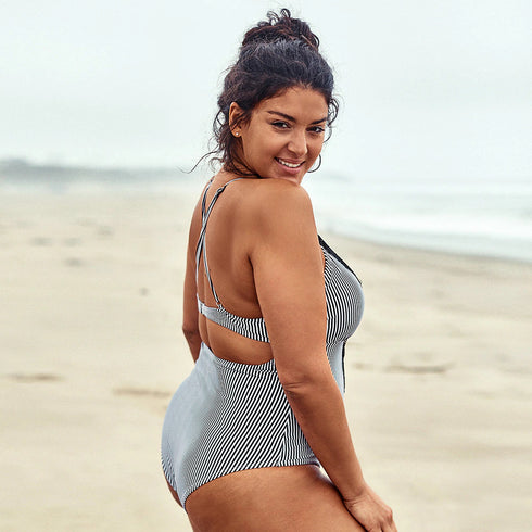 Plus Size One Piece Swimsuit SeaBass PSB 015