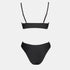 Black Ribbed Bikini SYX 063