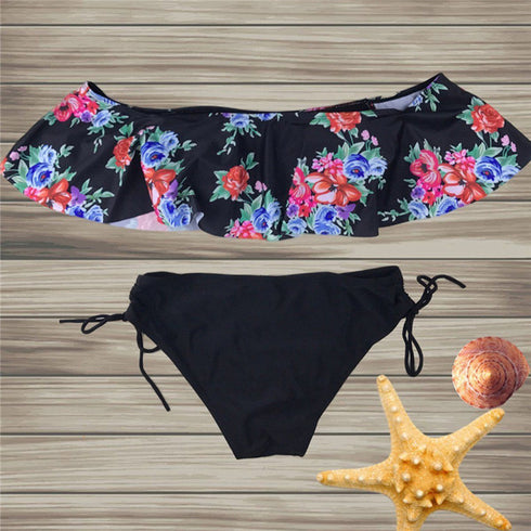 Bikini Swimsuit Sexy Lotus Leaf SeaBass SPL 033